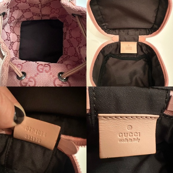 Gucci Pink Drawstring Backpack - Picture 4 of 5